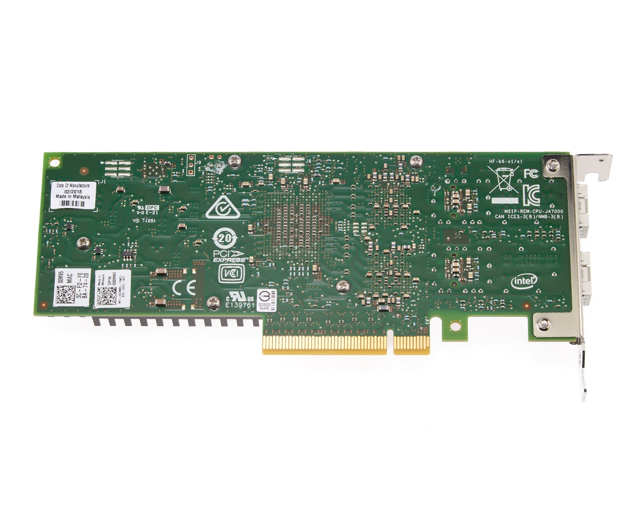 Dell Intel XXV710-DA2 Dual Port 25GB SFP28 Low Profile