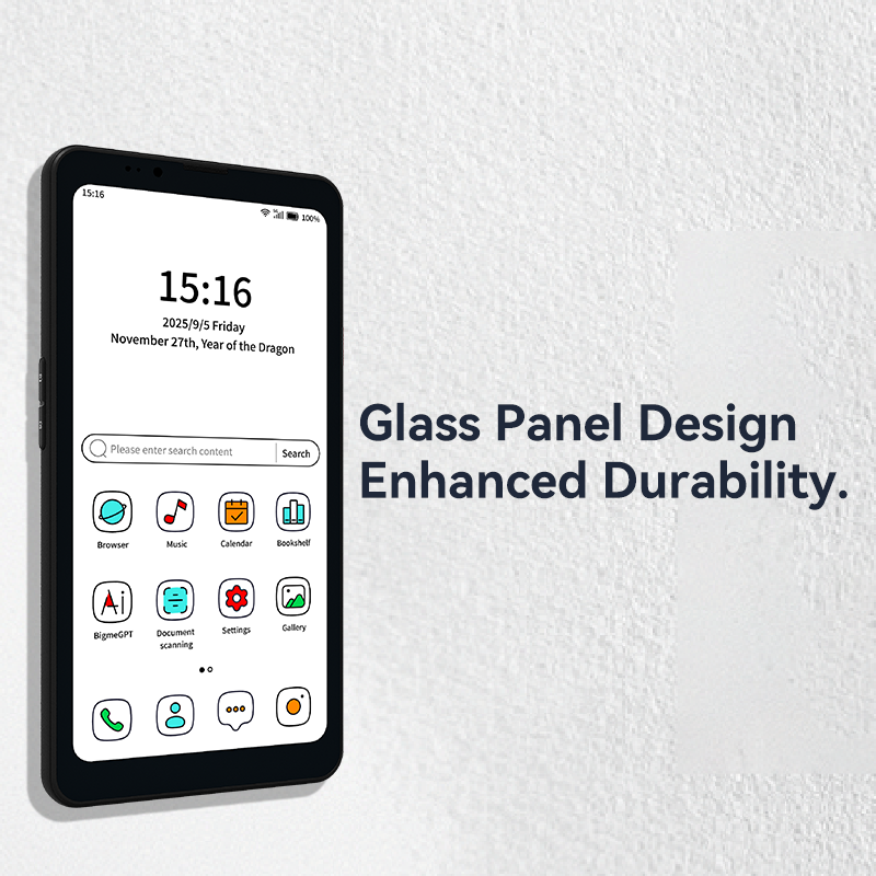 Android 14 Hibreak pro Color 6'' E ink Eye-Friendly Smartphone with 4G&5G connection