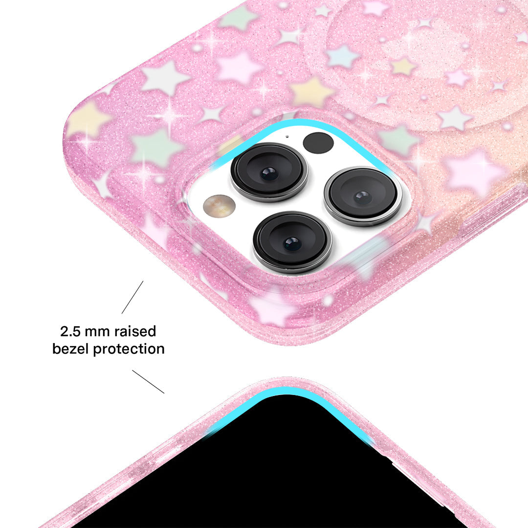 Falling Star Glitter iPhone Case