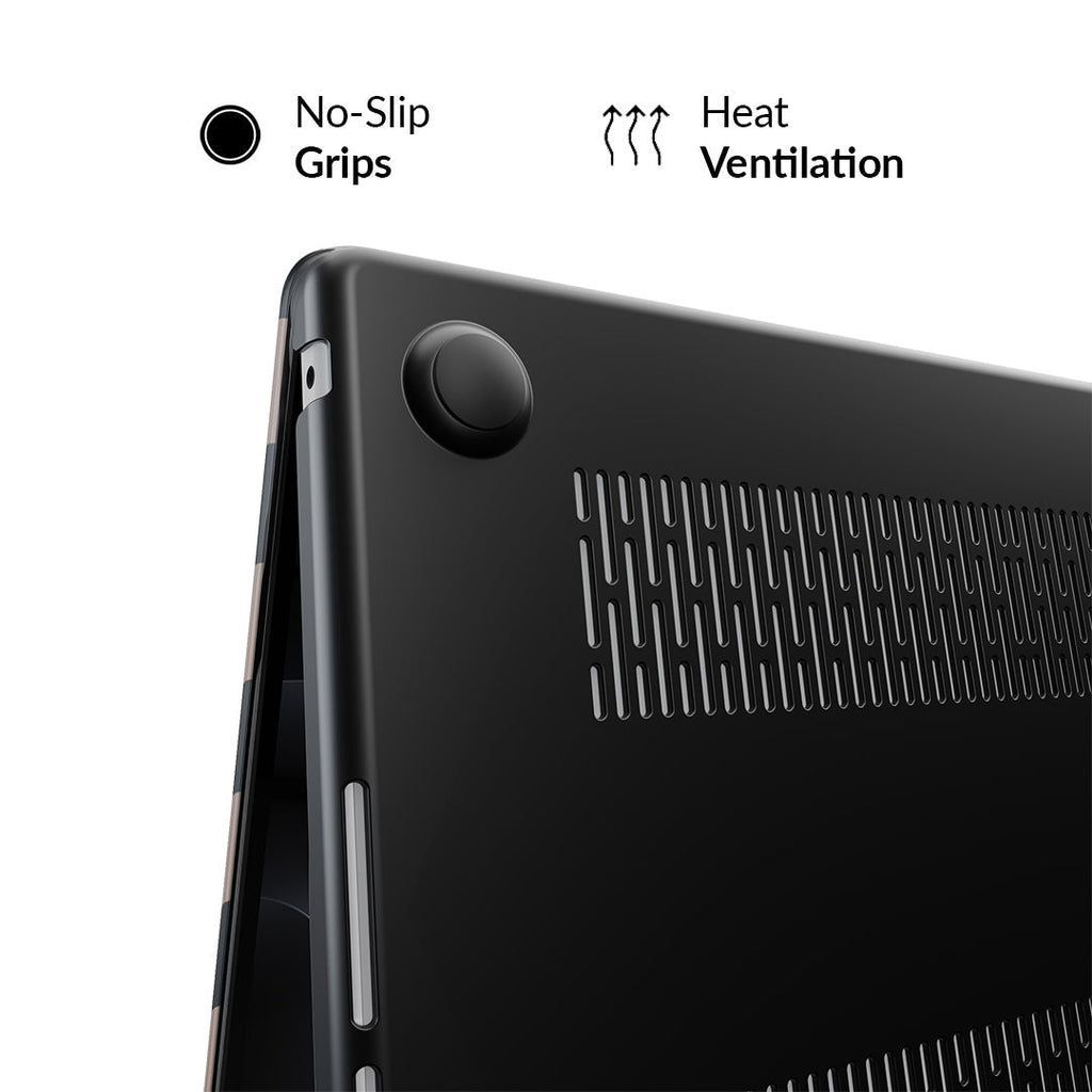 Mocha Vibe Check MacBook Case