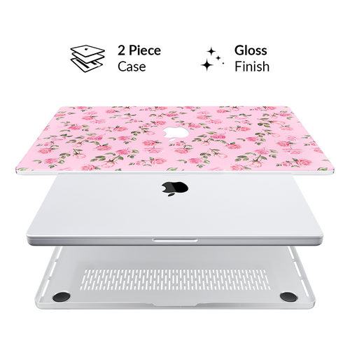 Baby Pink Roses MacBook Case