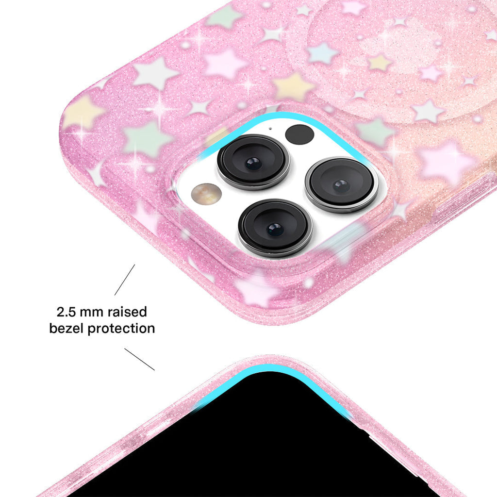 Falling Star Glitter iPhone Case