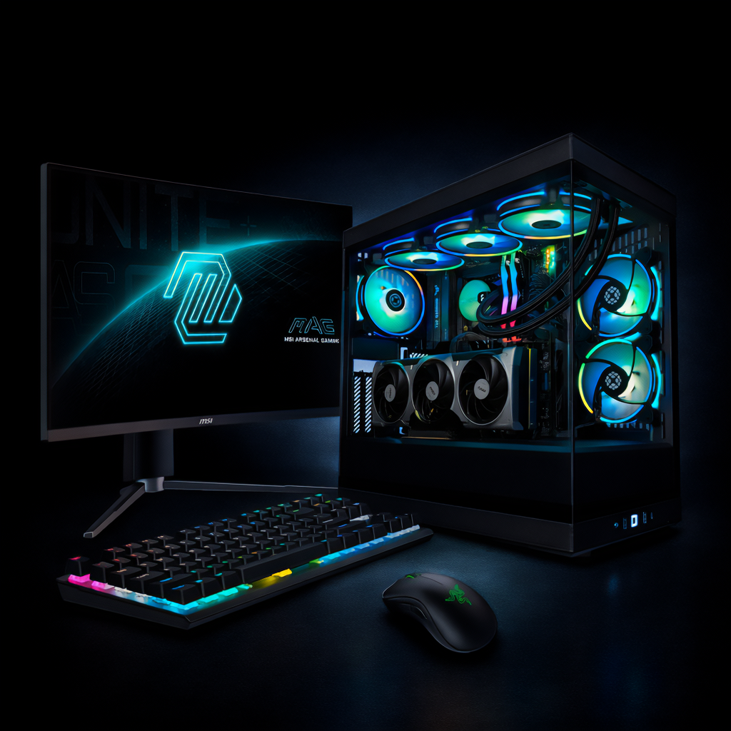 1440p Ultra Gaming PC + Monitor — Game Ready Bundle