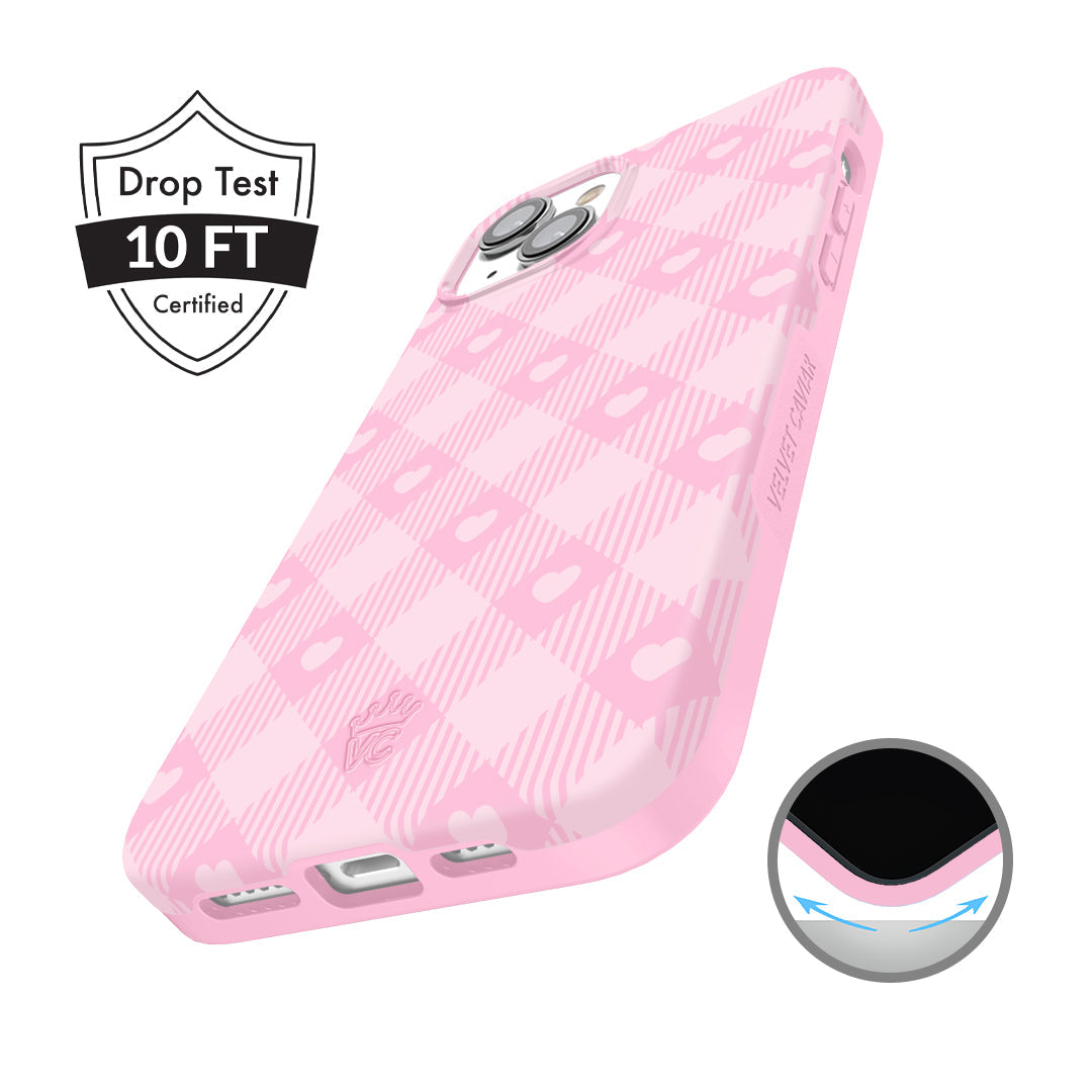 Dolly Pink Gingham iPhone Case