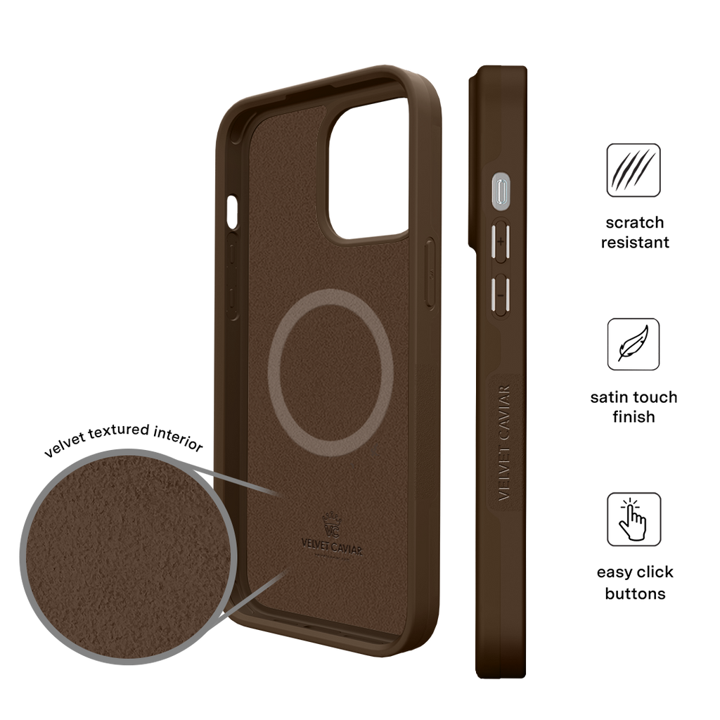 Espresso Brown iPhone Case
