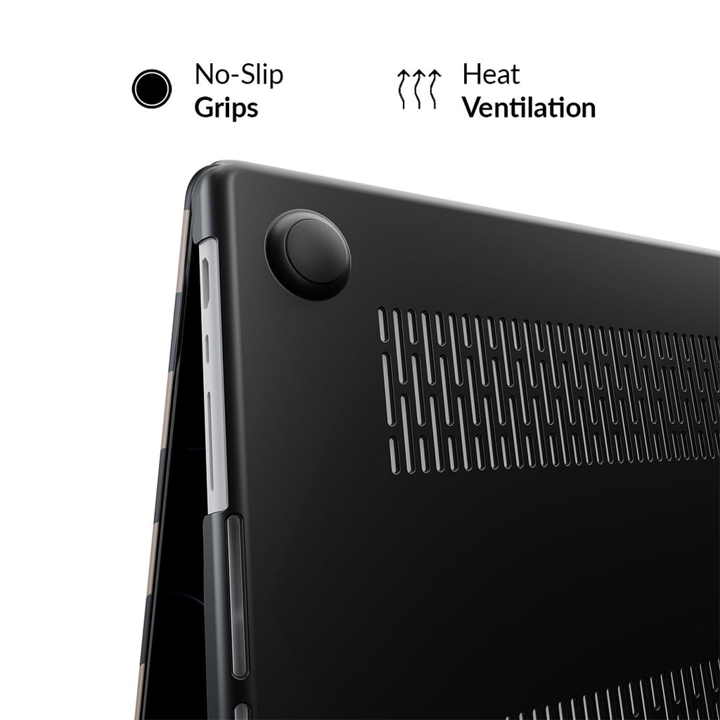 Mocha Vibe Check MacBook Case