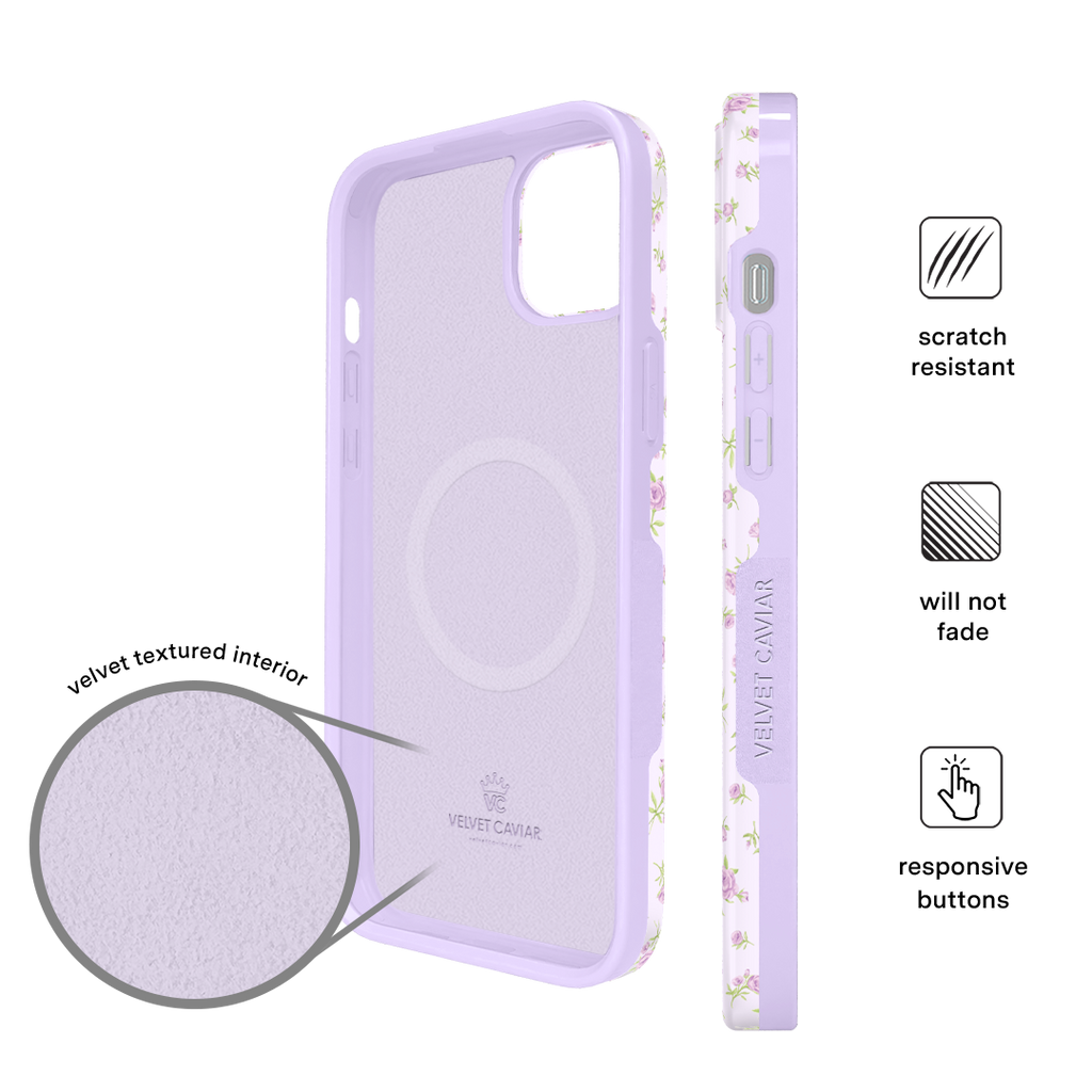 Dainty Lilac Floral iPhone Case