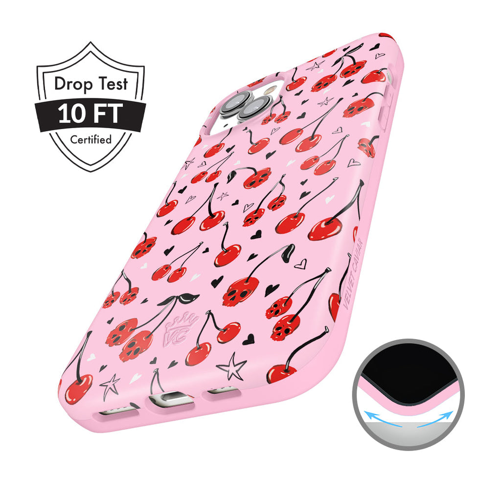 Sour Cherry Skulls iPhone Case