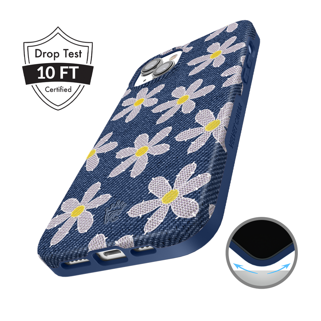 Denim Daisy iPhone Case