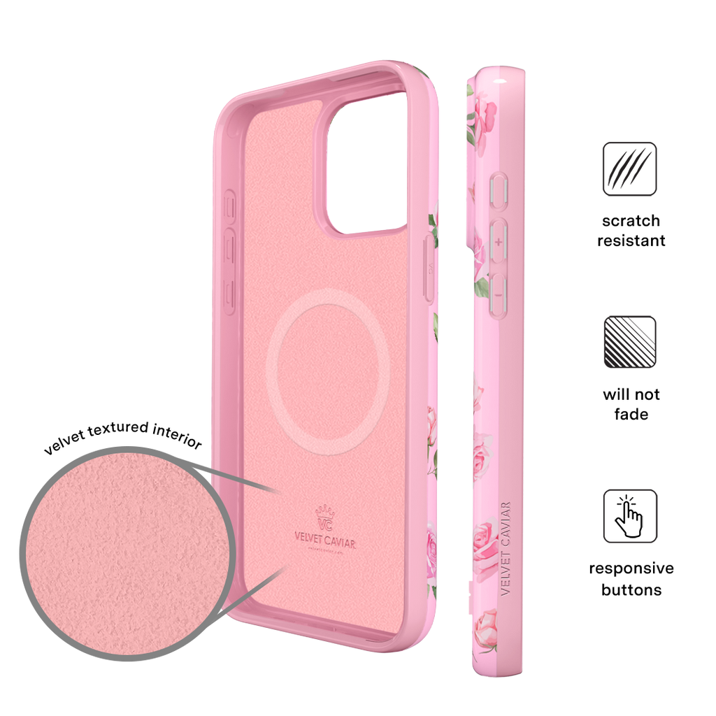Baby Pink Roses iPhone Case