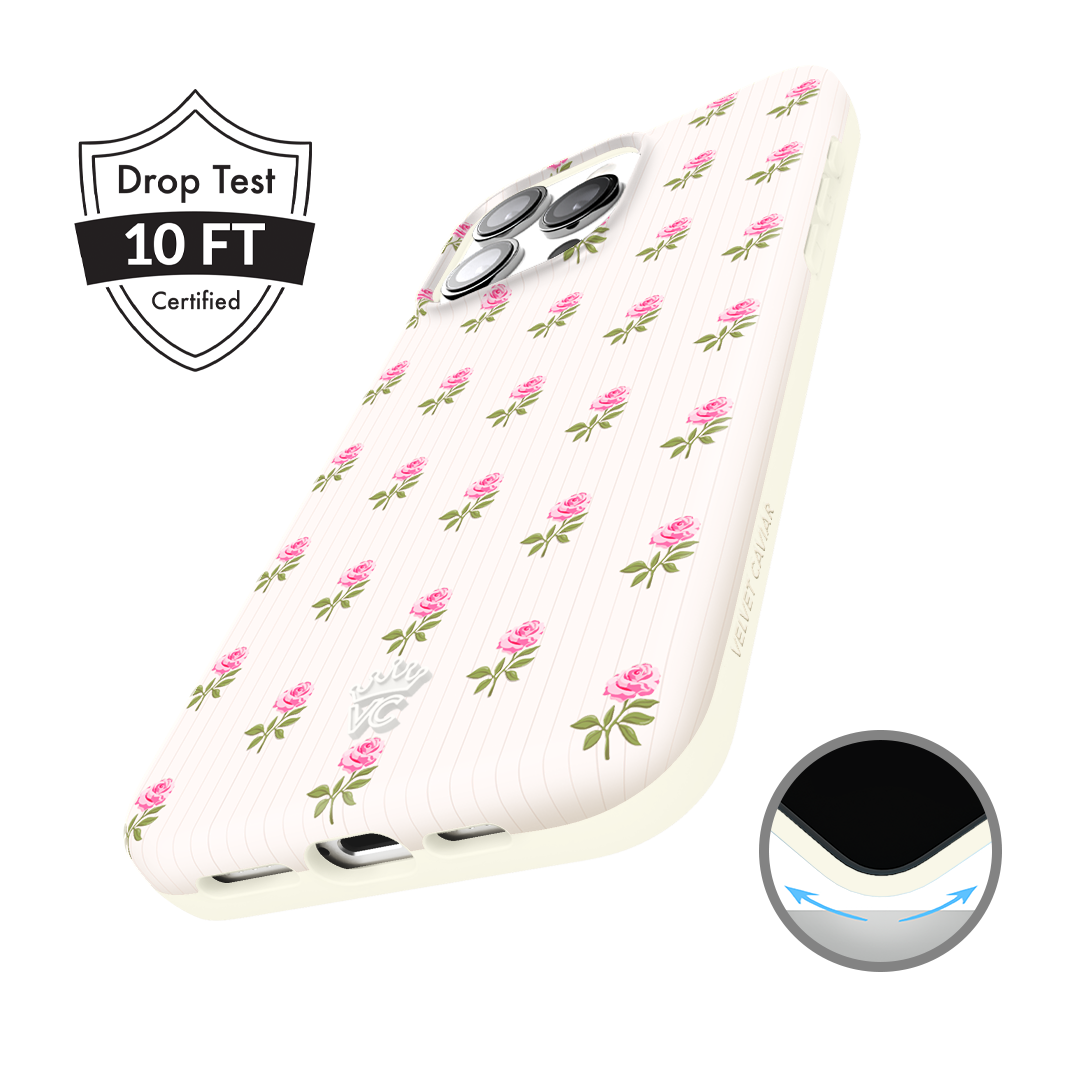 Pink Peony Floral iPhone Case