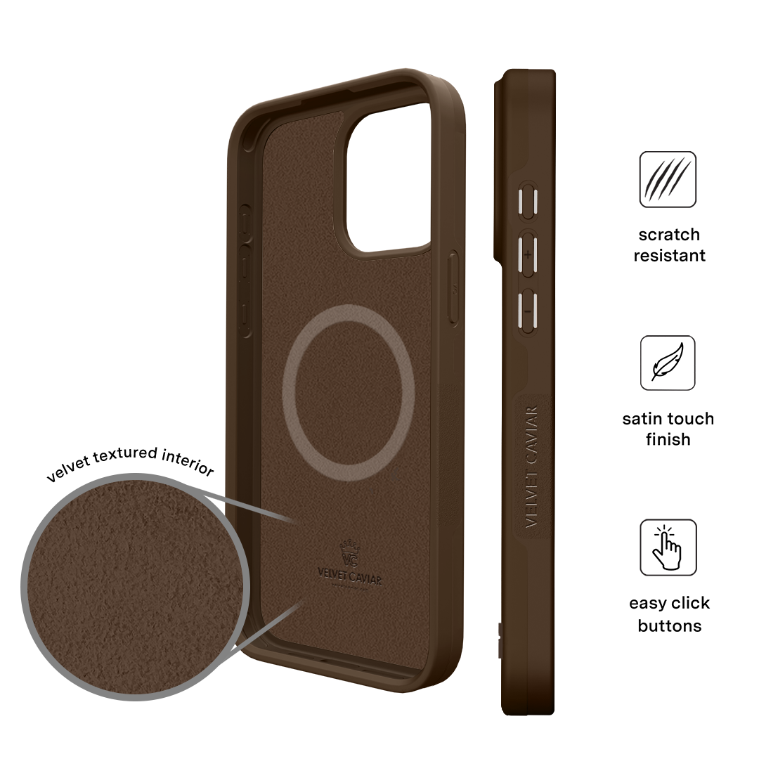 Espresso Brown iPhone Case