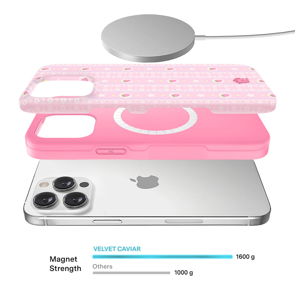 Strawberry Macaron iPhone Case