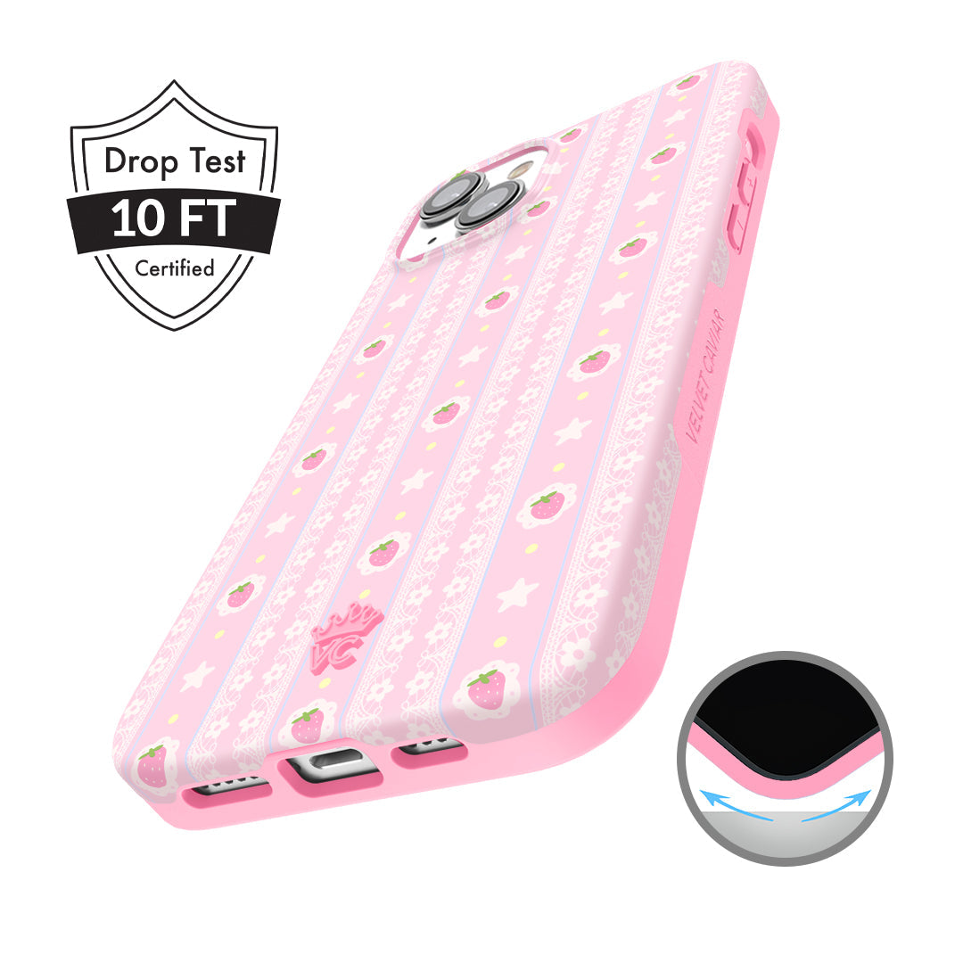 Strawberry Macaron iPhone Case