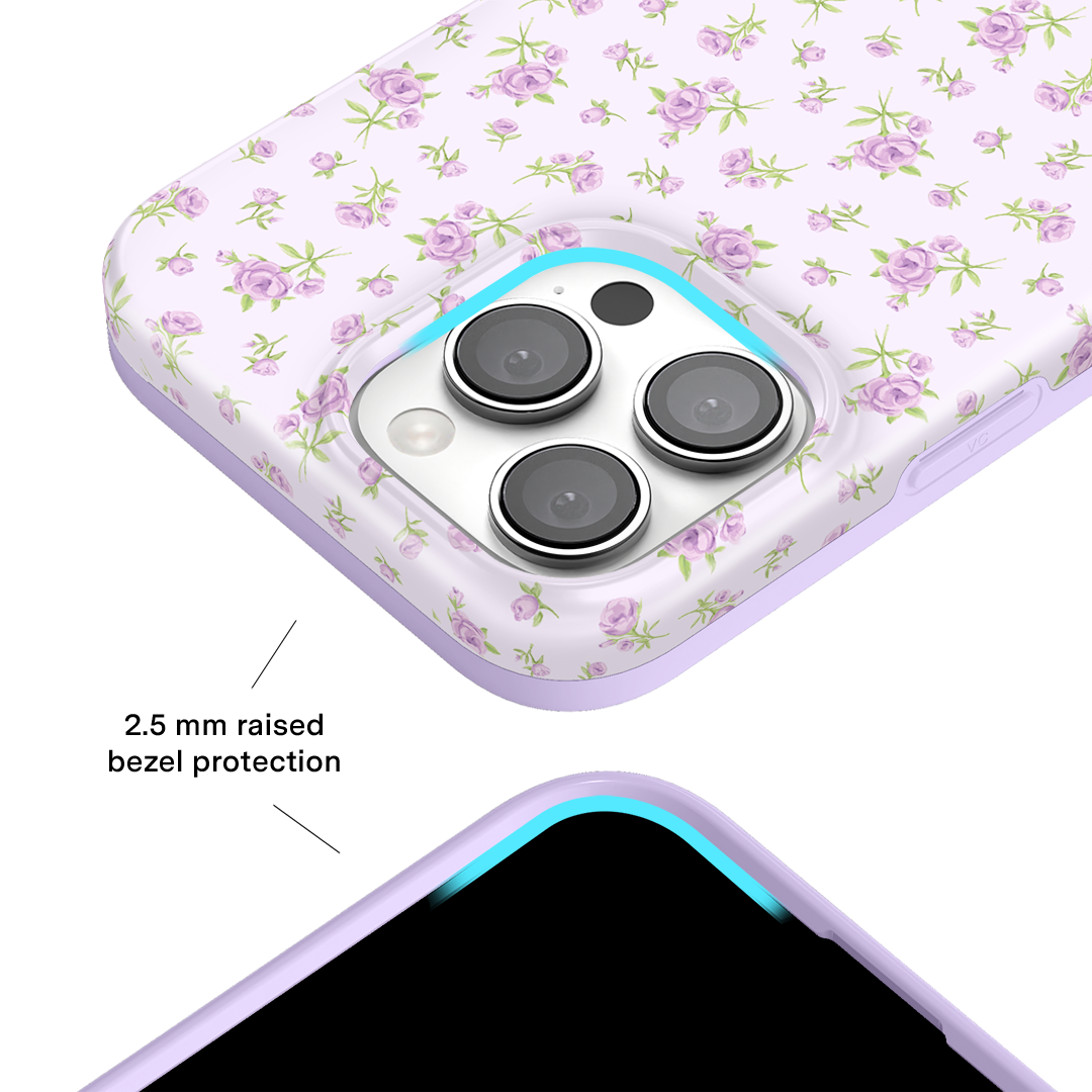 Dainty Lilac Floral iPhone Case