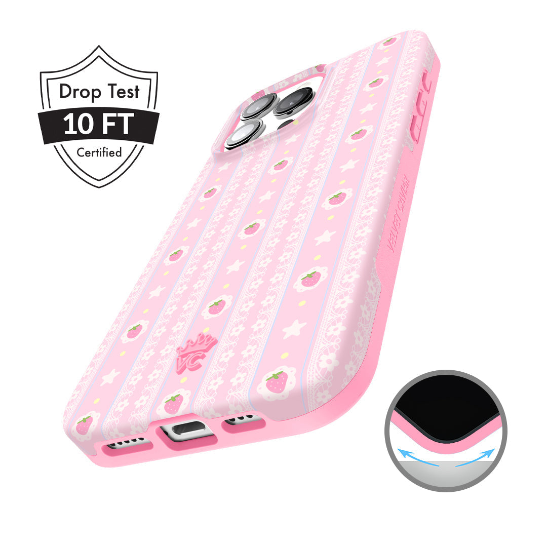 Strawberry Macaron iPhone Case
