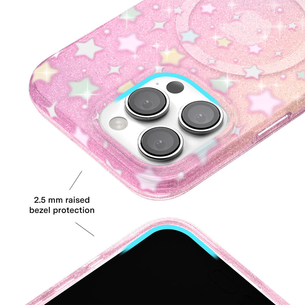 Falling Star Glitter iPhone Case