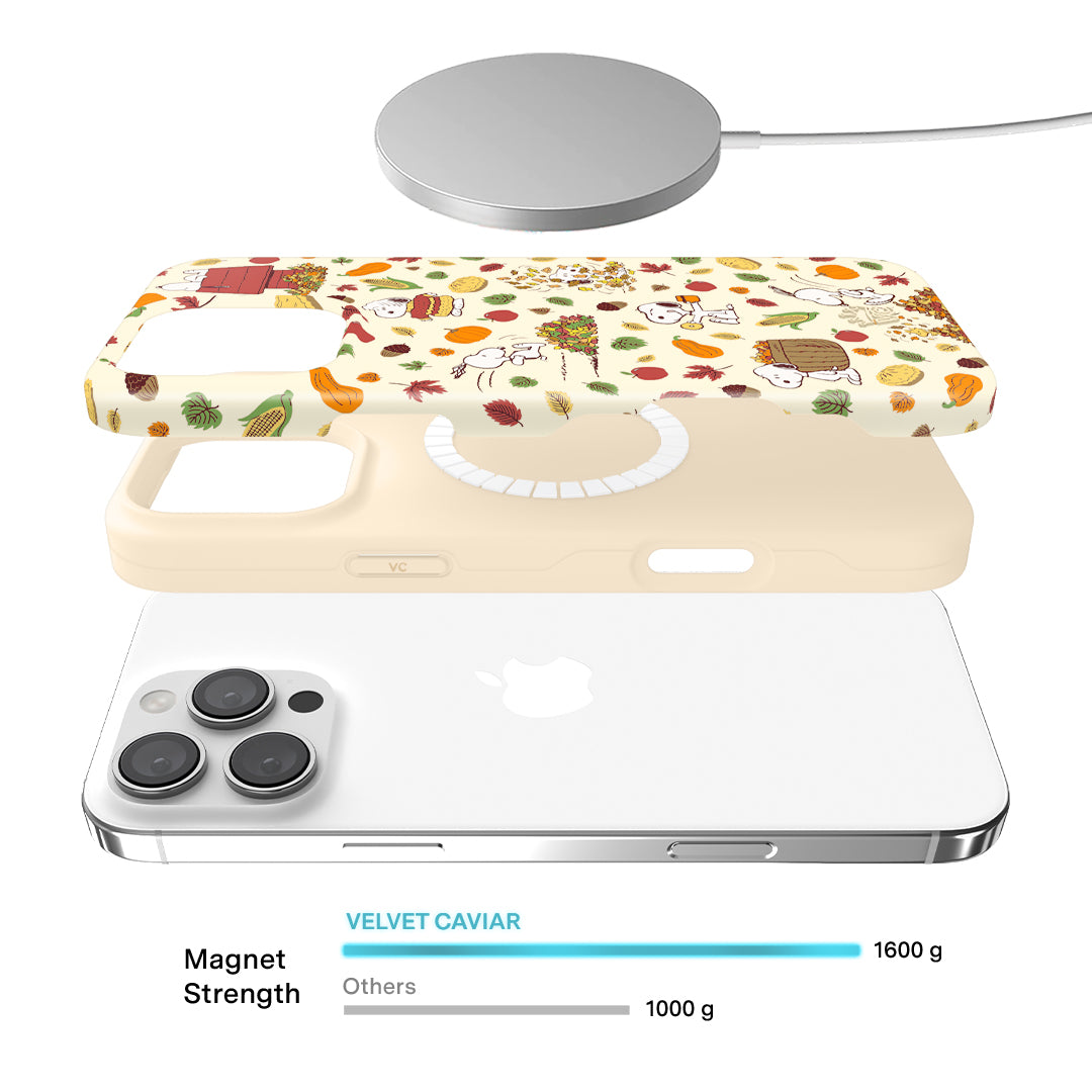 Snoopy Autumn Leaves iPhone Case