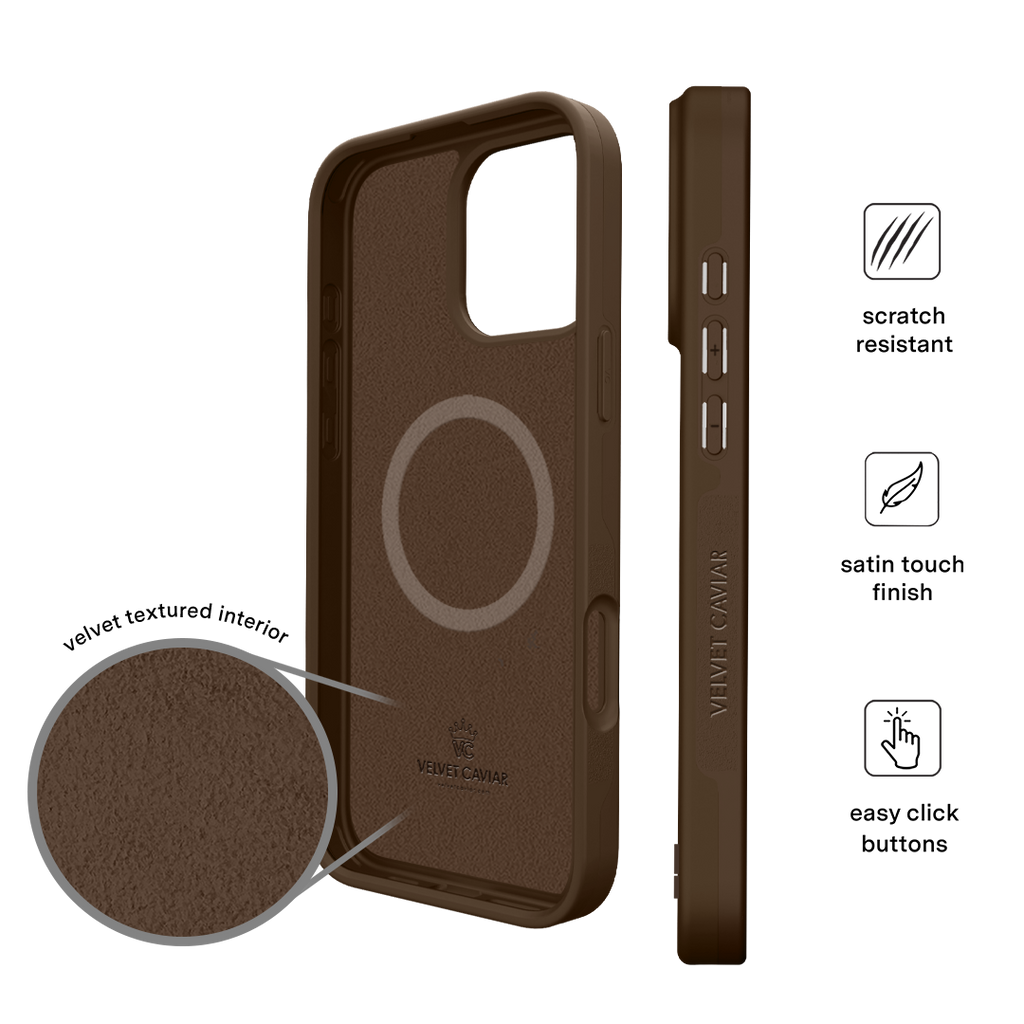 Espresso Brown iPhone Case