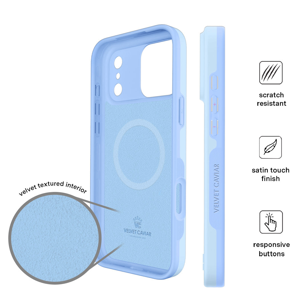 Cotton Candy Blue iPhone Case