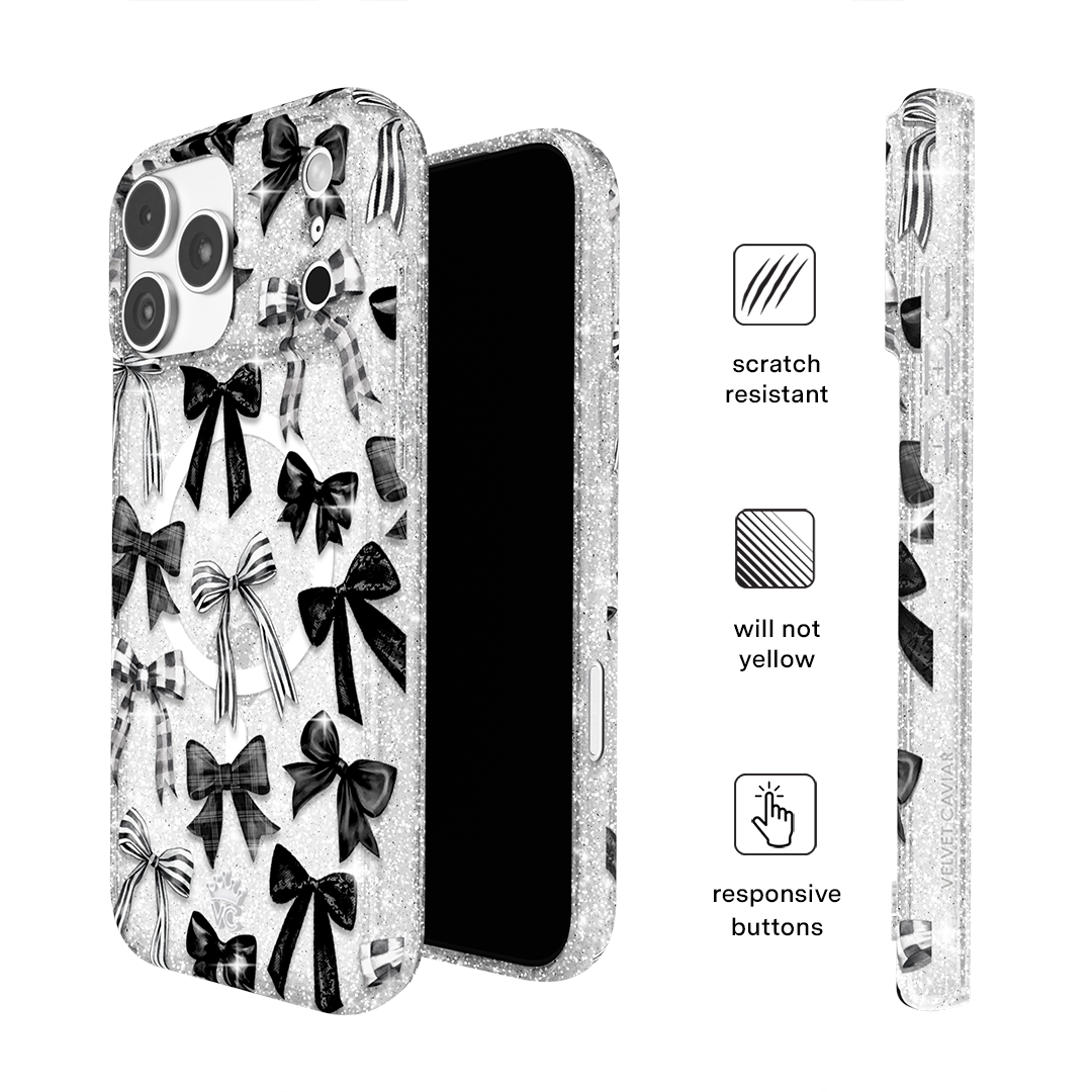 Gothic Bows iPhone Case