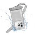 Silver Stardust Glitter Waterproof Floating Phone Pouch