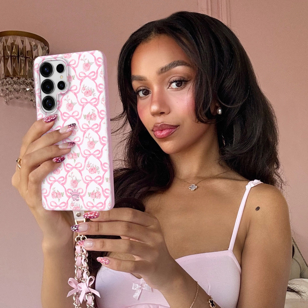 Lovely Pink Bows Samsung Case