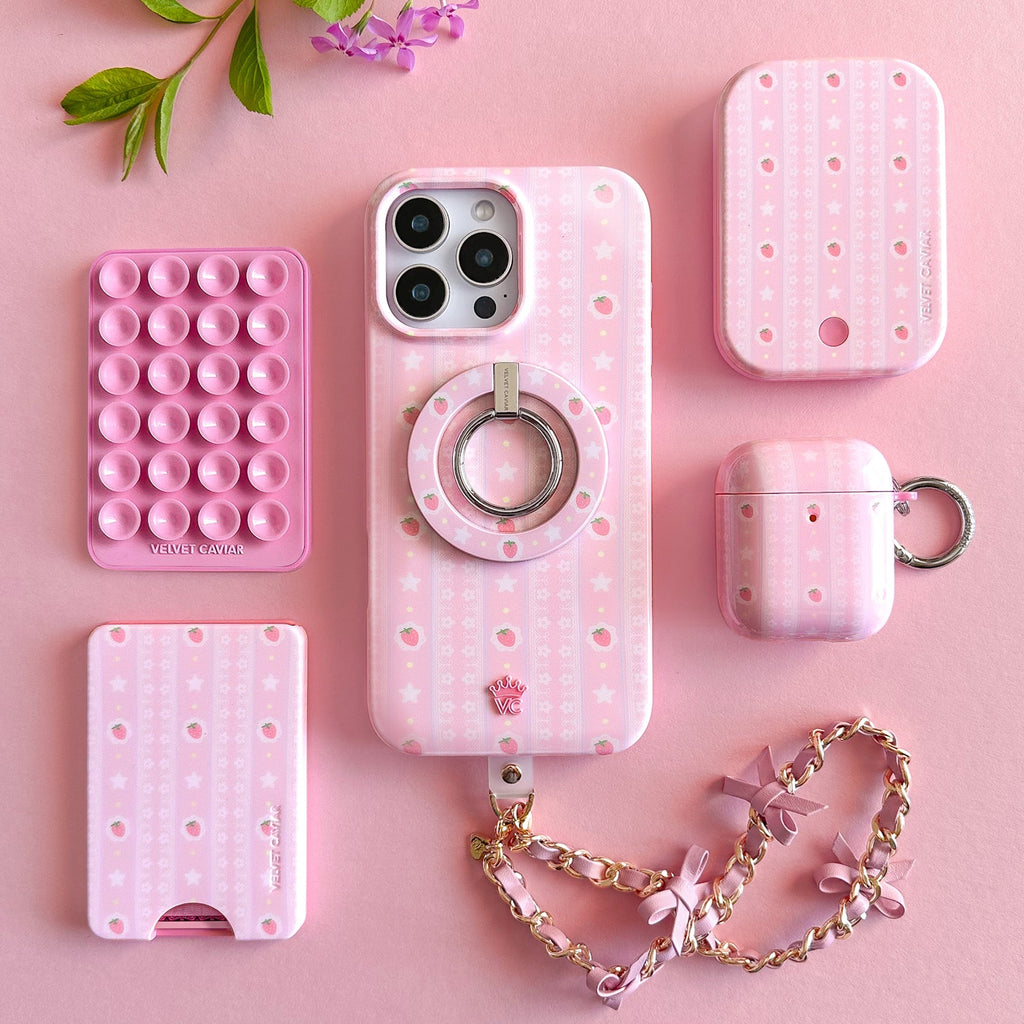 Strawberry Macaron AirPod Case