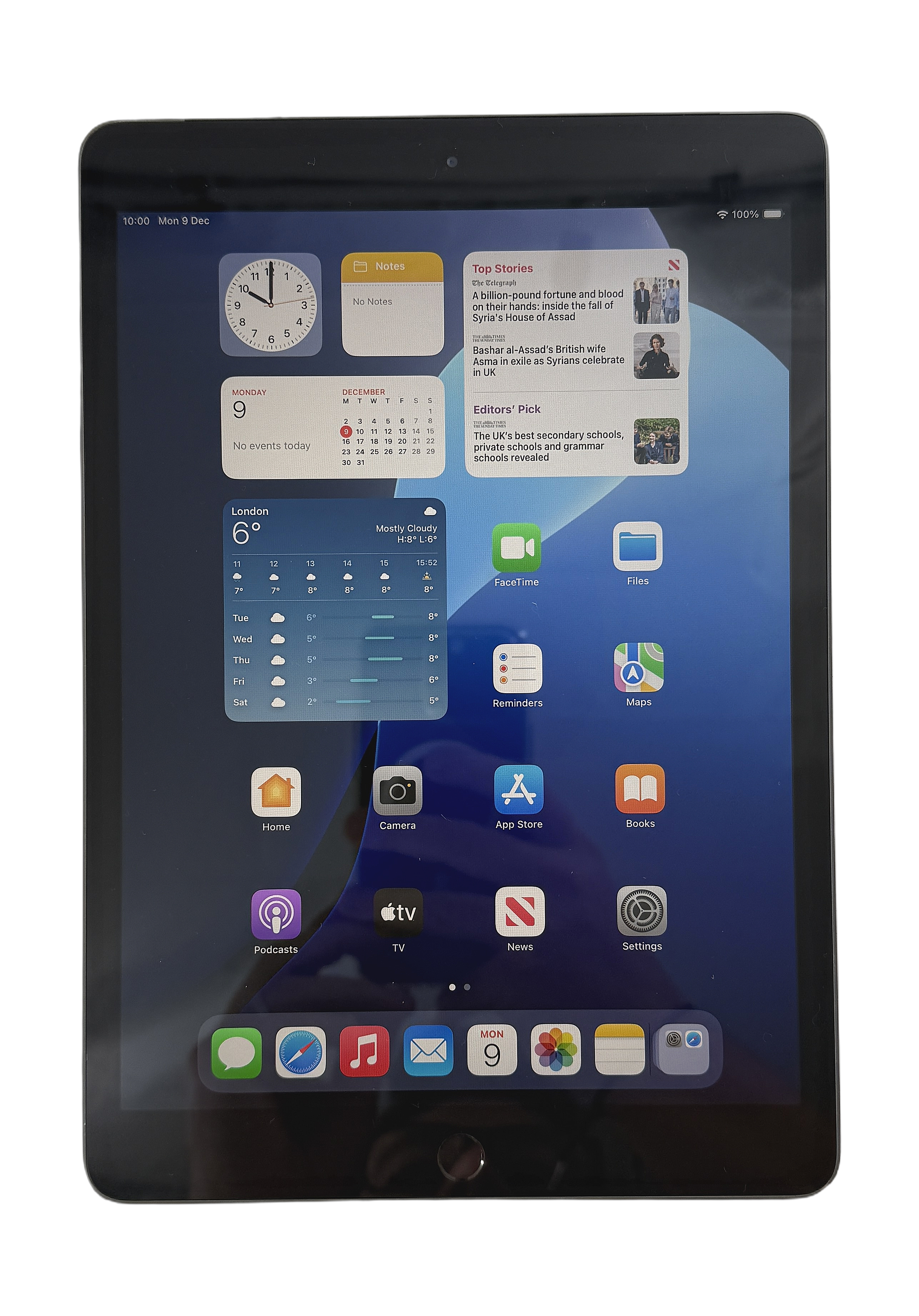 Apple iPad 8th Generation (2020) Tablet, 32GB, Wi-Fi + GSM, Black, A2429