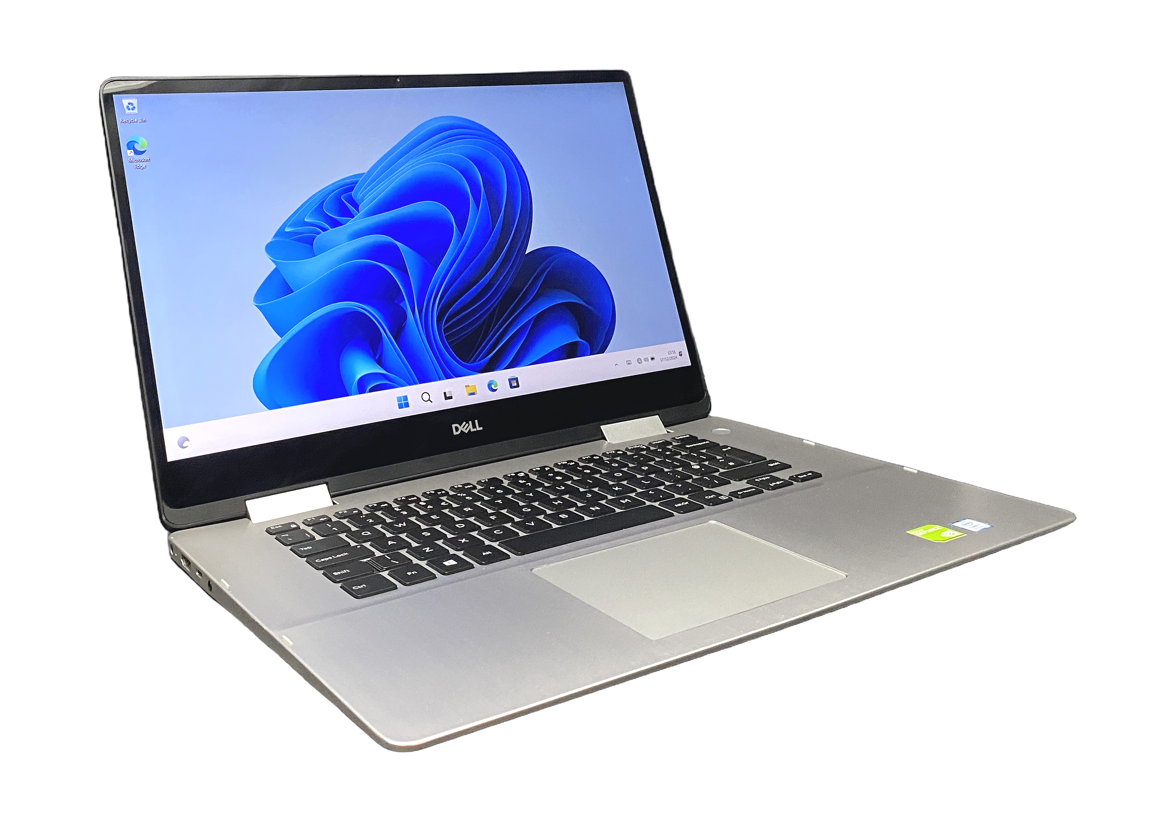 Dell Inspiron 7586 Laptop, 15.6" 4K Core i7 8th Gen, 16GB RAM, 256GB SSD, Windows 11 (Grade C)