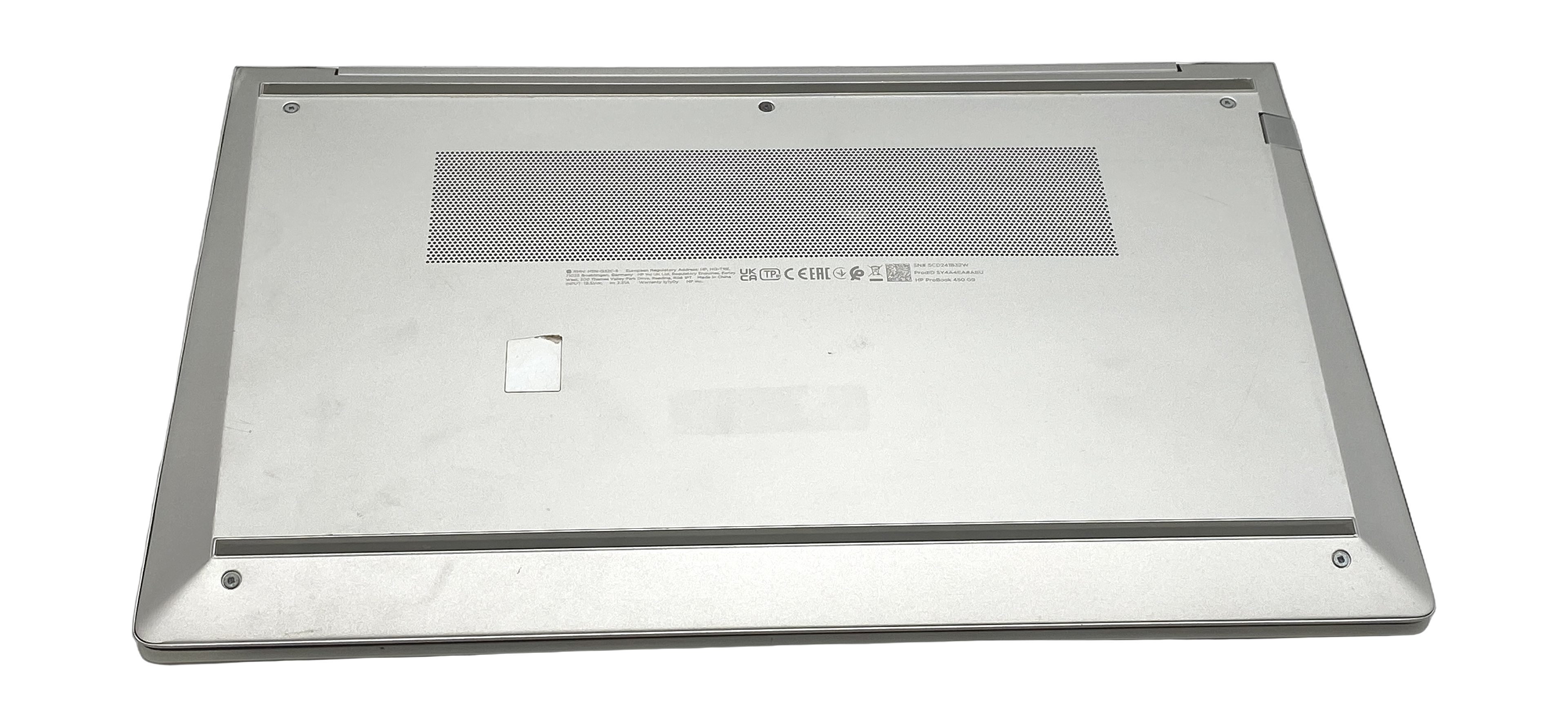 HP ProBook 450 G9 Laptop, 15.5" Core i5 12th Gen, 8GB RAM, 256GB SSD (Grade C)