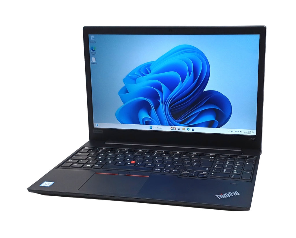 Lenovo ThinkPad E580 Laptop, 15.6" Core i5 8th Gen, 8GB RAM, 256GB SSD, Win 11