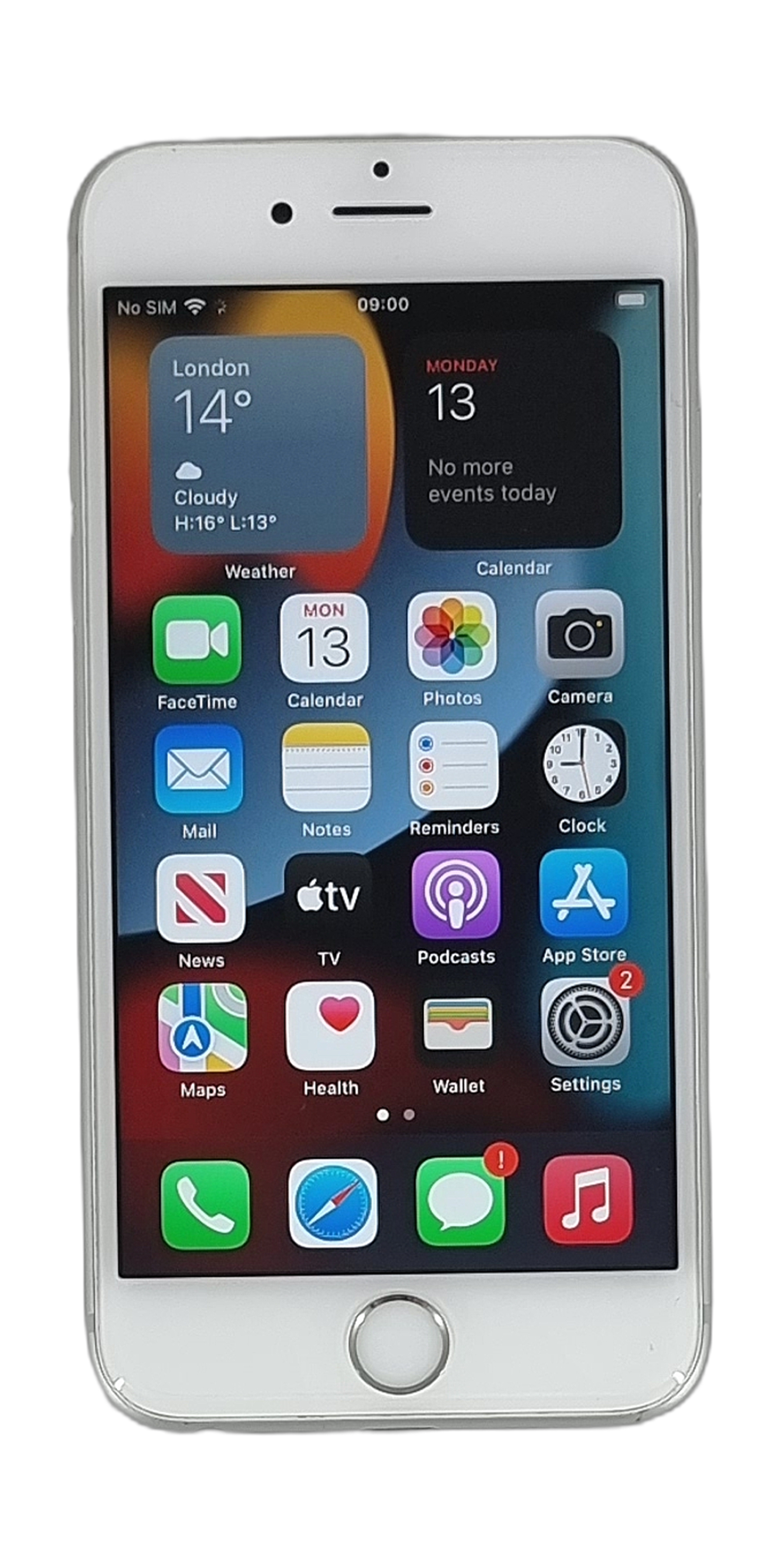 Apple iPhone 6S Plus Smartphone, 32GB, Unlocked, Silver, A1688