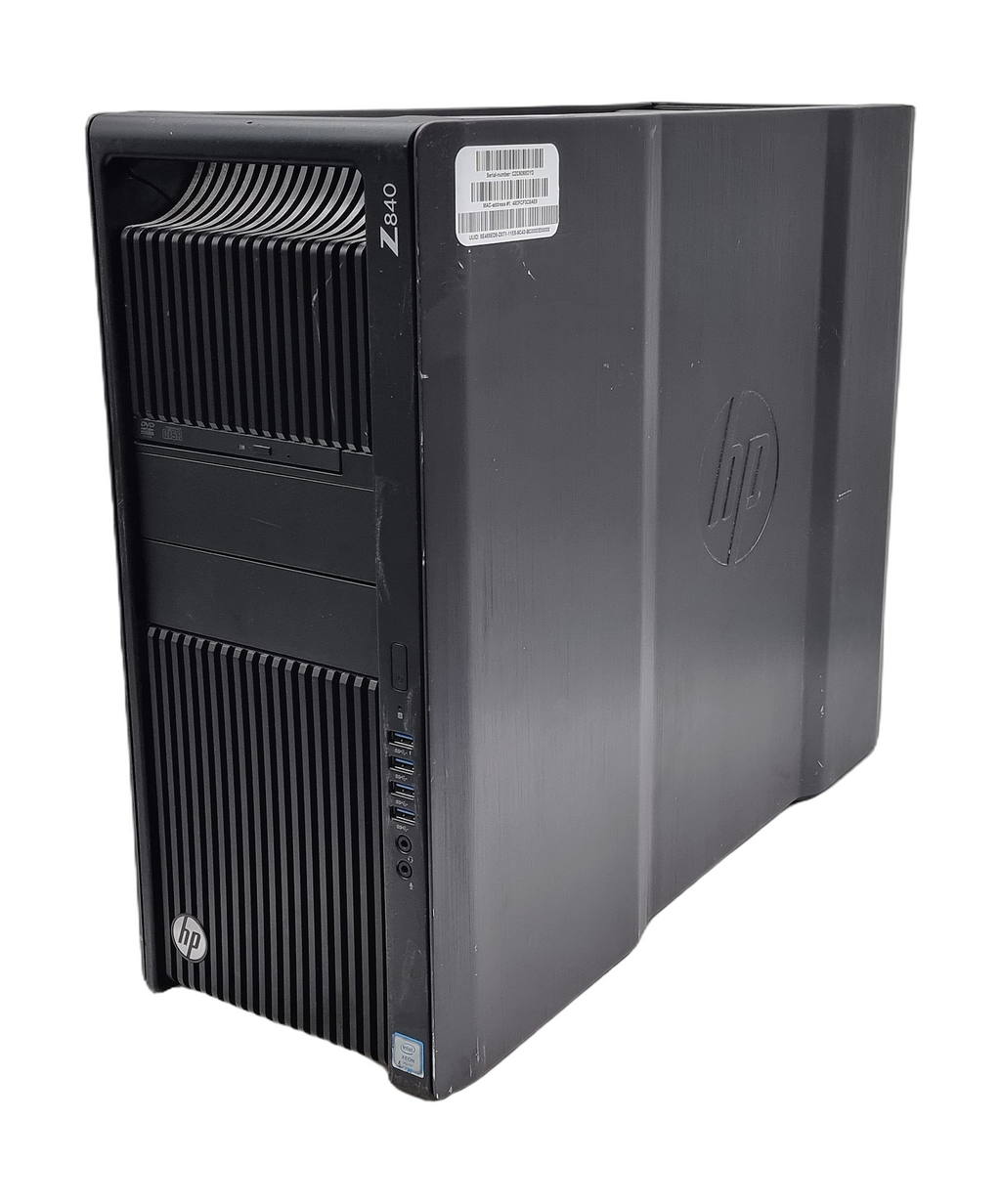 HP Z840 Workstation: 2x Xeon E5-2643v4, 192GB RAM, 2x 3TB HDD