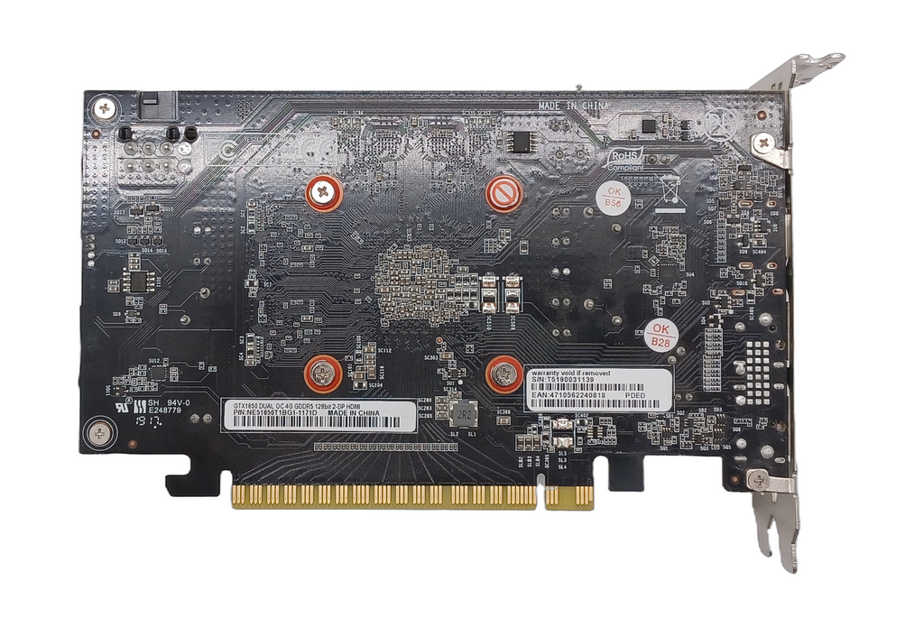 Palit Nvidia GTX 1650 Dual OC 4GB Graphics Card 2xDP 1xHDMI mITX