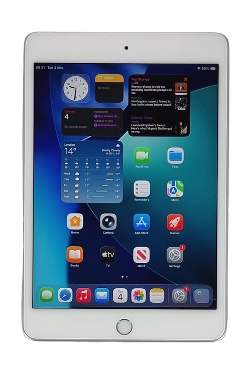 Apple iPad mini (5th generation) 2019 Tablet, 64GB, Wi-Fi, Silver, A2133