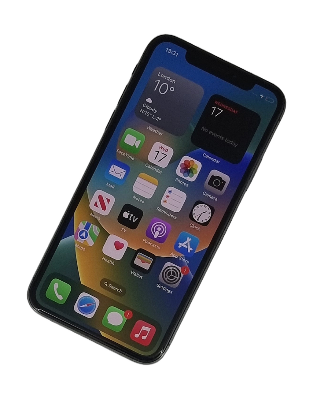 Apple iPhone X Smartphone, 64GB, Network Unlocked, Black, A1901