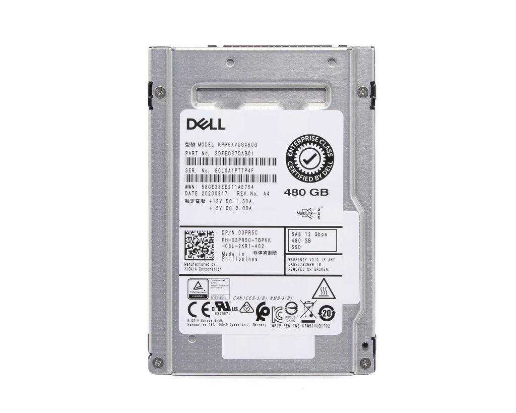 Dell SSD SAS 2.5" 480GB MLC Mixed Use 12GBPS
