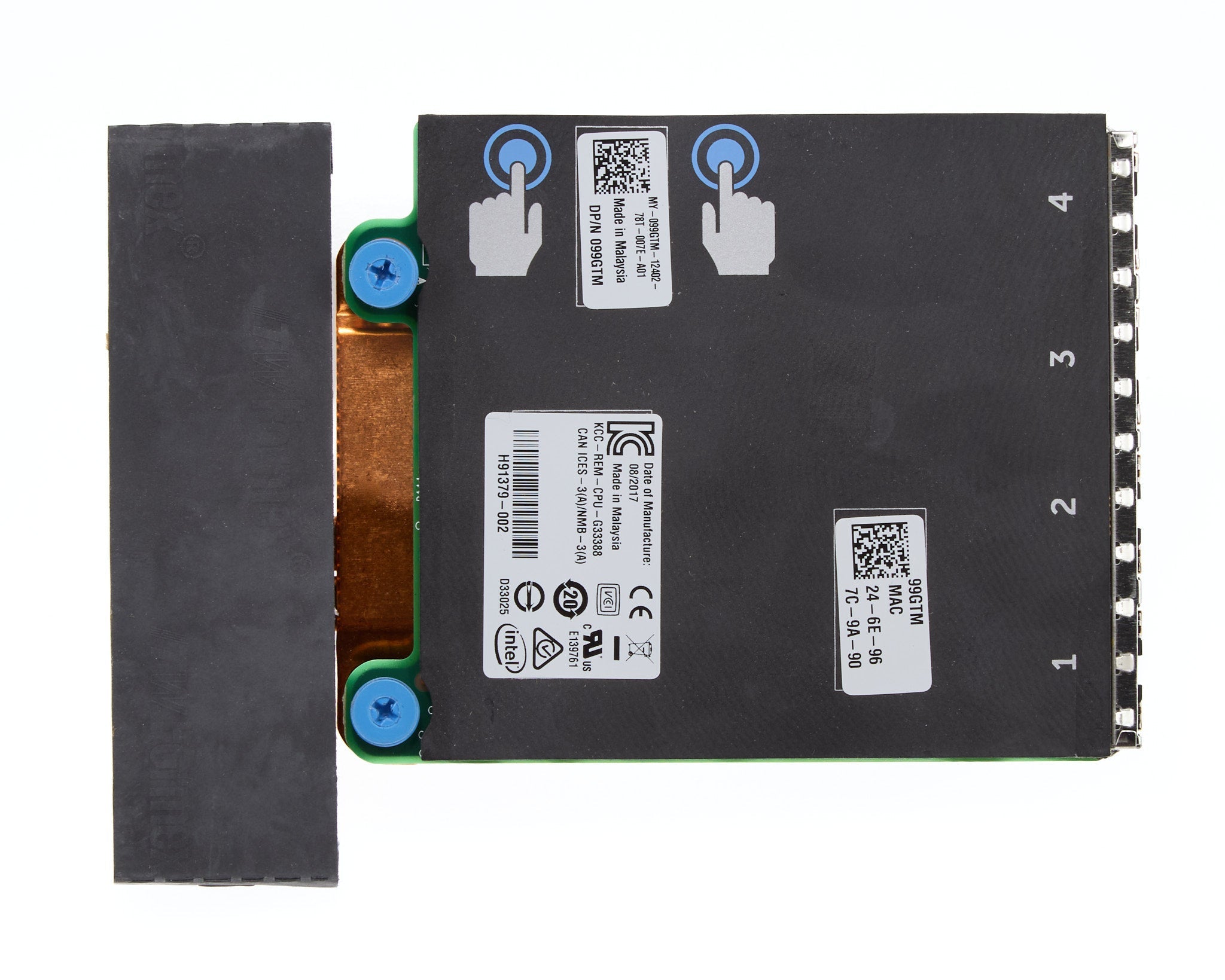 Dell Intel X540 Dual Port 10GB RJ45 & I350 Dual Port 1Gb RJ45 rNDC