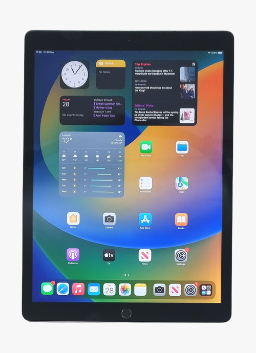 Apple iPad Pro 1st Generation Tablet, 32GB, Wi-Fi, Space Grey, A1584