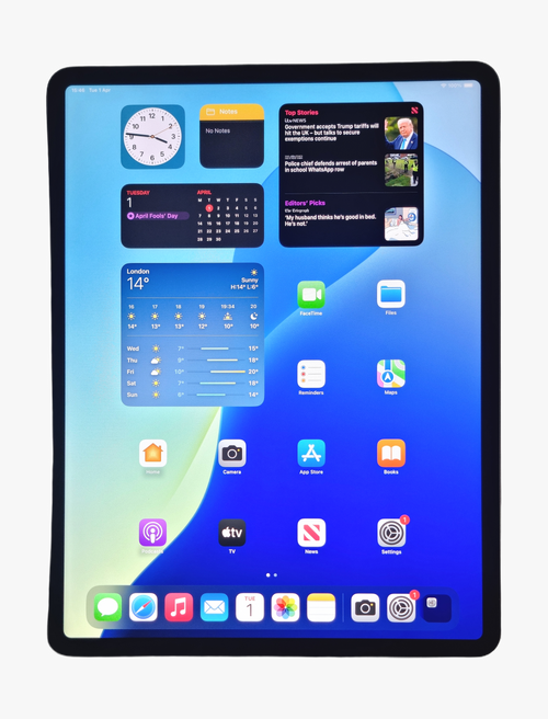 Apple iPad Pro 12.9" 3rd Gen Tablet, 256GB, Wi-Fi, Space Grey, A1876