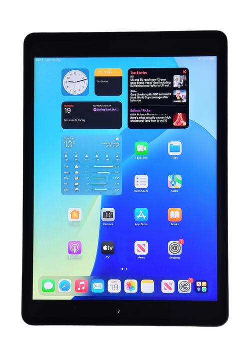 Apple iPad 7th Generation Tablet, 128GB, WiFi, Space Grey, A2197