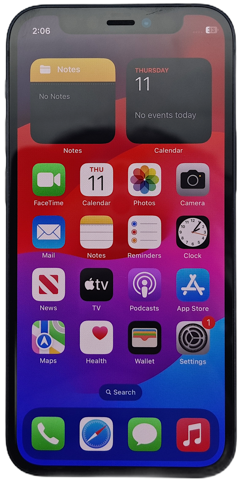 Apple Iphone 12 Smartphone, 128GB, Black, Network Unlocked, A2403