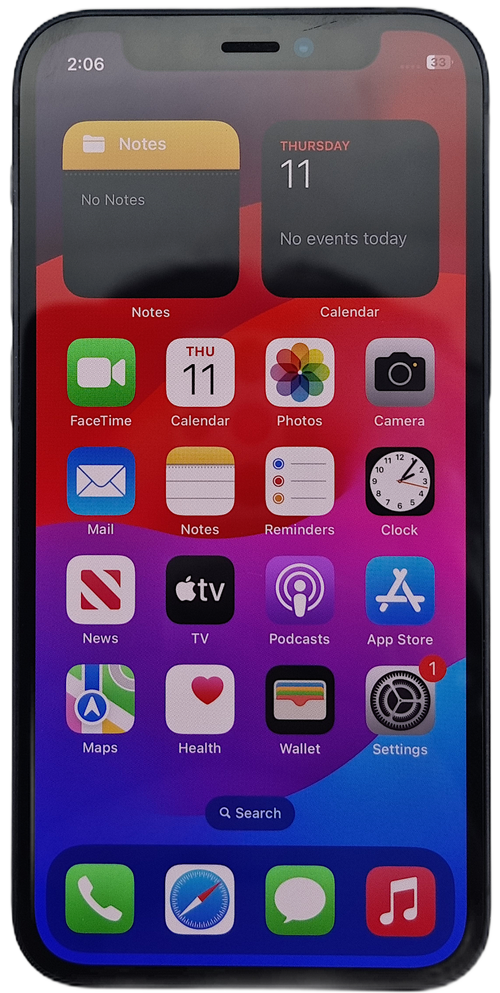 Apple Iphone 12 Smartphone, 64GB, Black, Network Unlocked, A2403