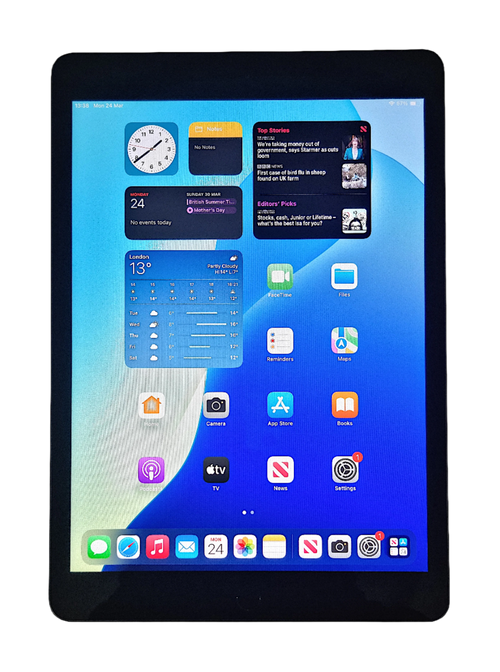 Apple iPad 8th Generation Tablet, 32GB, WiFi + Cellular, Space Grey, A2429