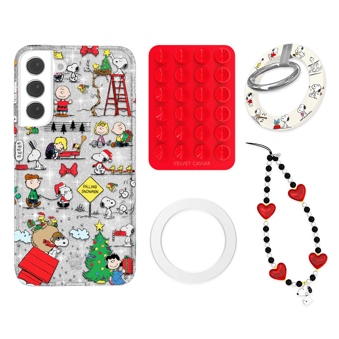 Snoopy Christmas Glitter Galaxy Bundle Set - Grip