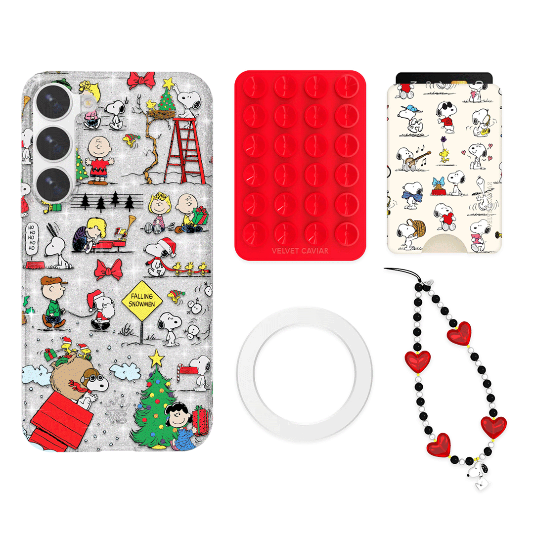 Snoopy Christmas Glitter Galaxy Bundle Set - Wallet