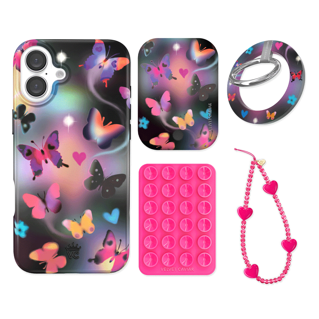 Aurora Butterfly iPhone Bundle Set - Grip