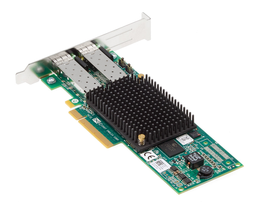 Dell Emulex LPE12002-E Dual Port 8GB Fiber Channel SFP+ HBA Full Height
