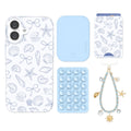 Coastal Seashells iPhone Bundle Set - Wallet